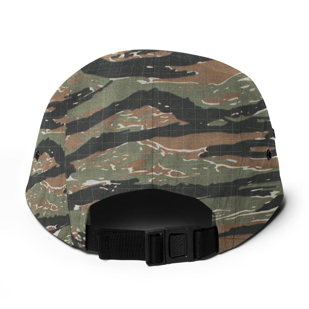 State-S Five Panel Hat - Green Tiger Camo (Unisex)