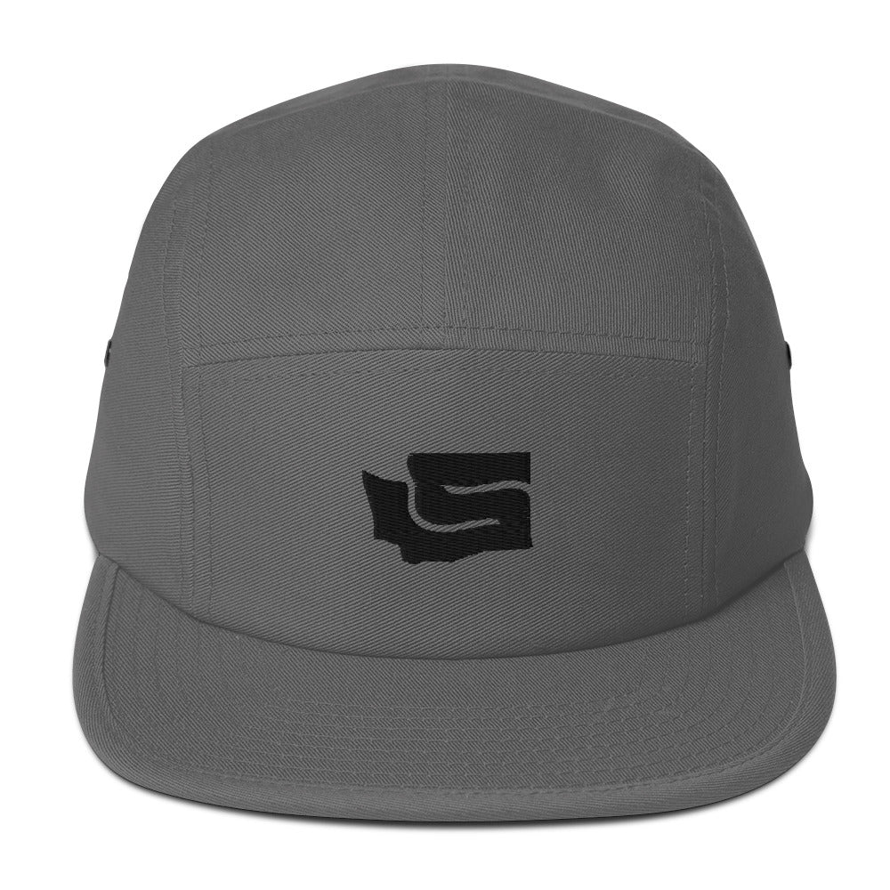 State-S Five Panel Hat - Grey (Unisex)
