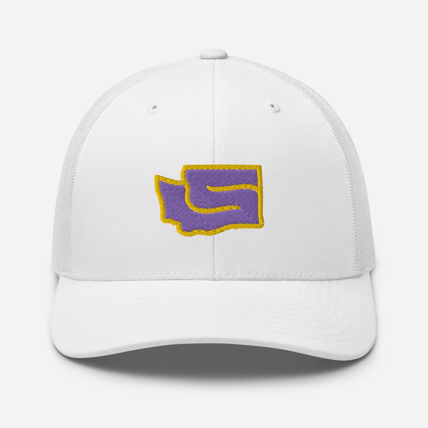 Go Dawgs Trucker Snapback - White (Unisex)