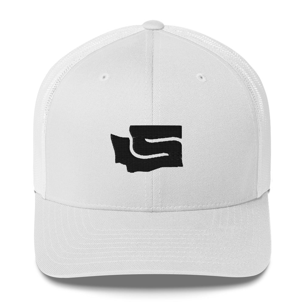 State-S Trucker Snapback - White (Unisex)