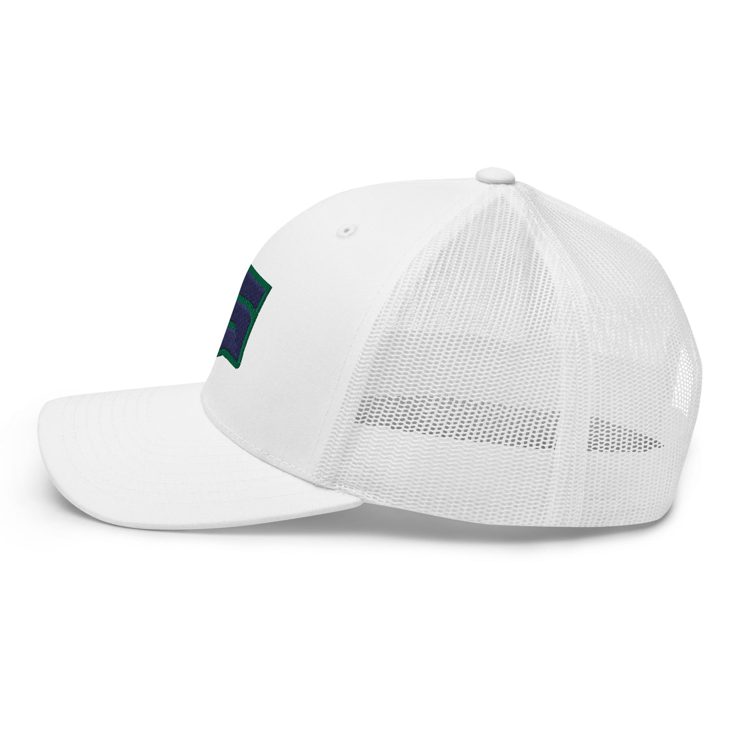 Go Hawks Trucker Snapback - White (Unisex)