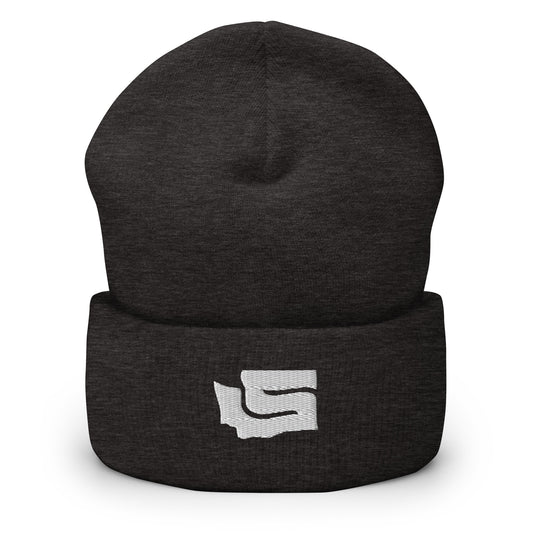 State-S Cuffed Beanie - Dark Grey (Unisex)