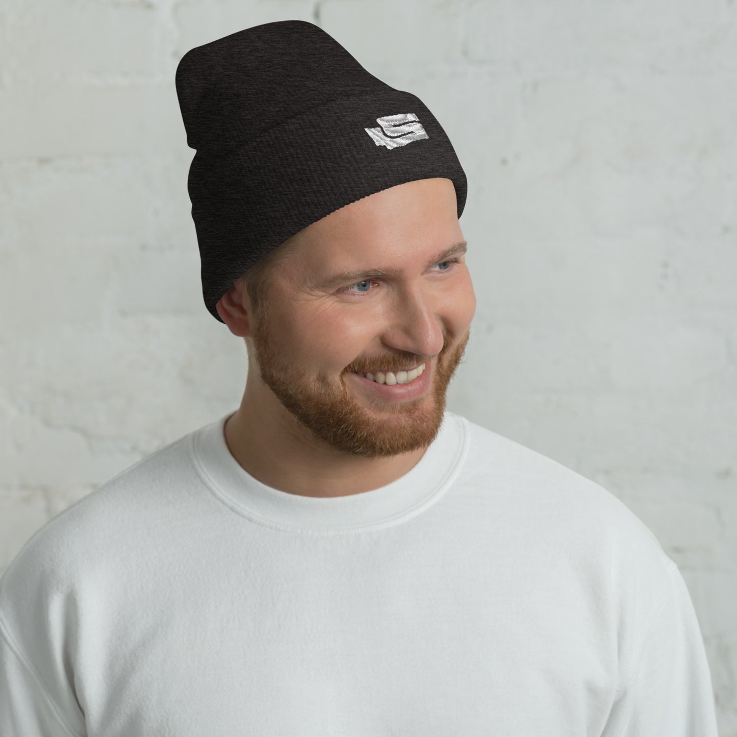 State-S Cuffed Beanie - Dark Grey (Unisex)