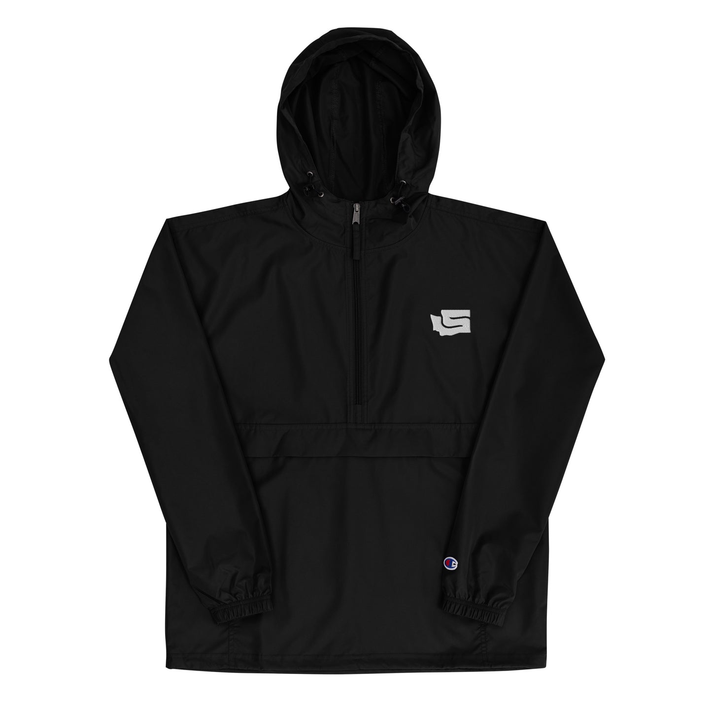 Champion Quarterzip 206 Windbreaker - Black (Unisex)