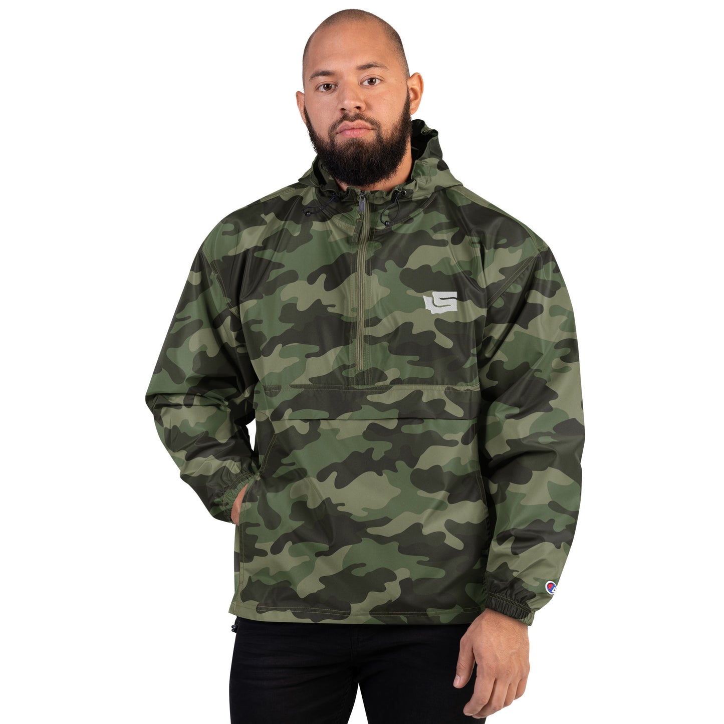 Champion Quarterzip 206 Windbreaker - Camo (Unisex)