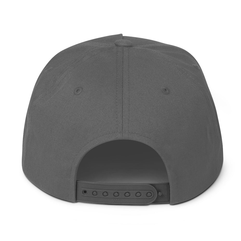 Go Cougs Flat Bill Snapback - Grey (Unisex)