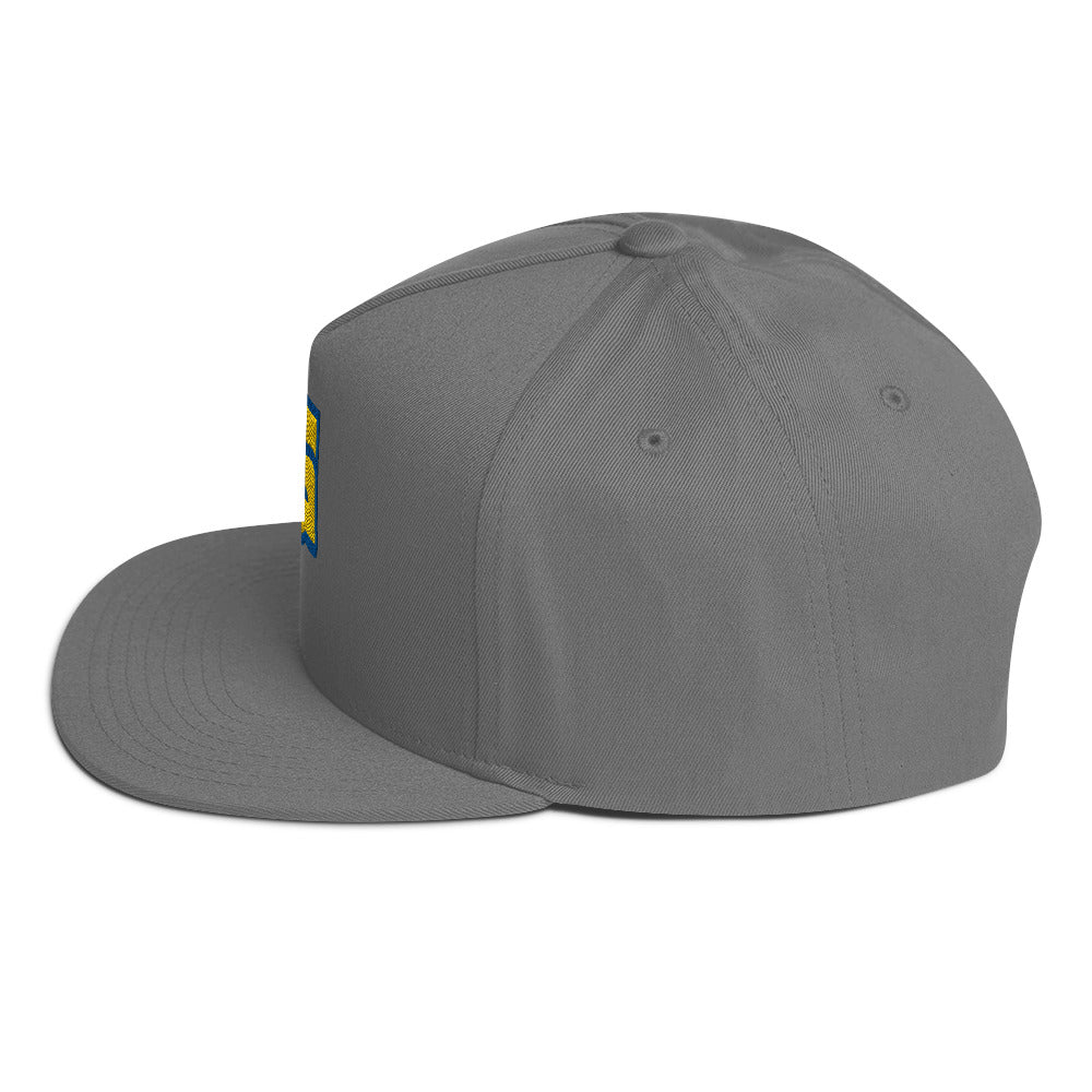 Go M's Flat Bill Snapback - Grey (Unisex)