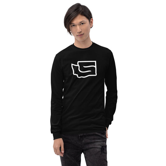 Longitude Long Sleeve Tee -Black