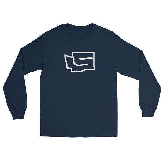 Longitude Long Sleeve Tee - Navy