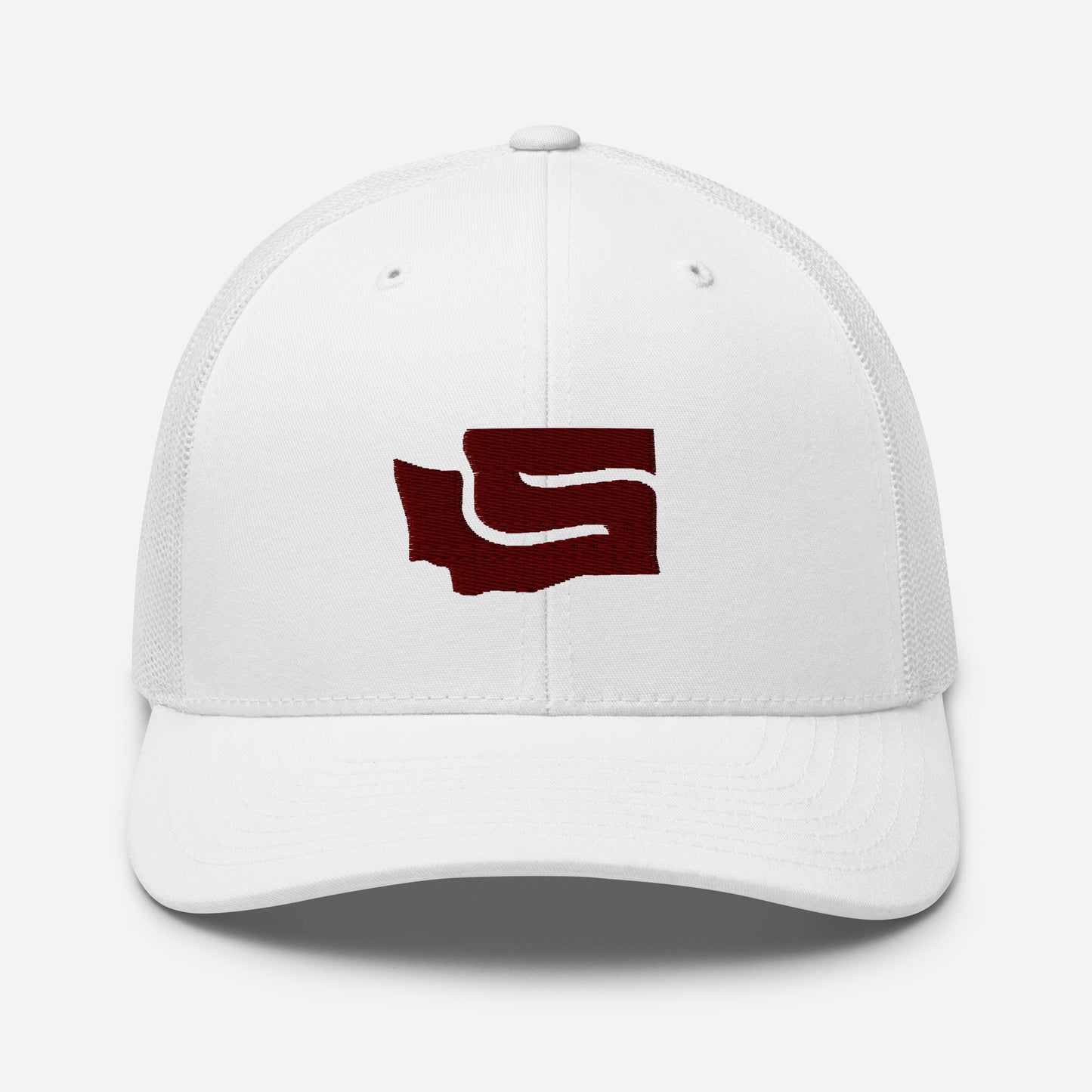 Go Cougs 2 Trucker Snapback - White (Unisex)