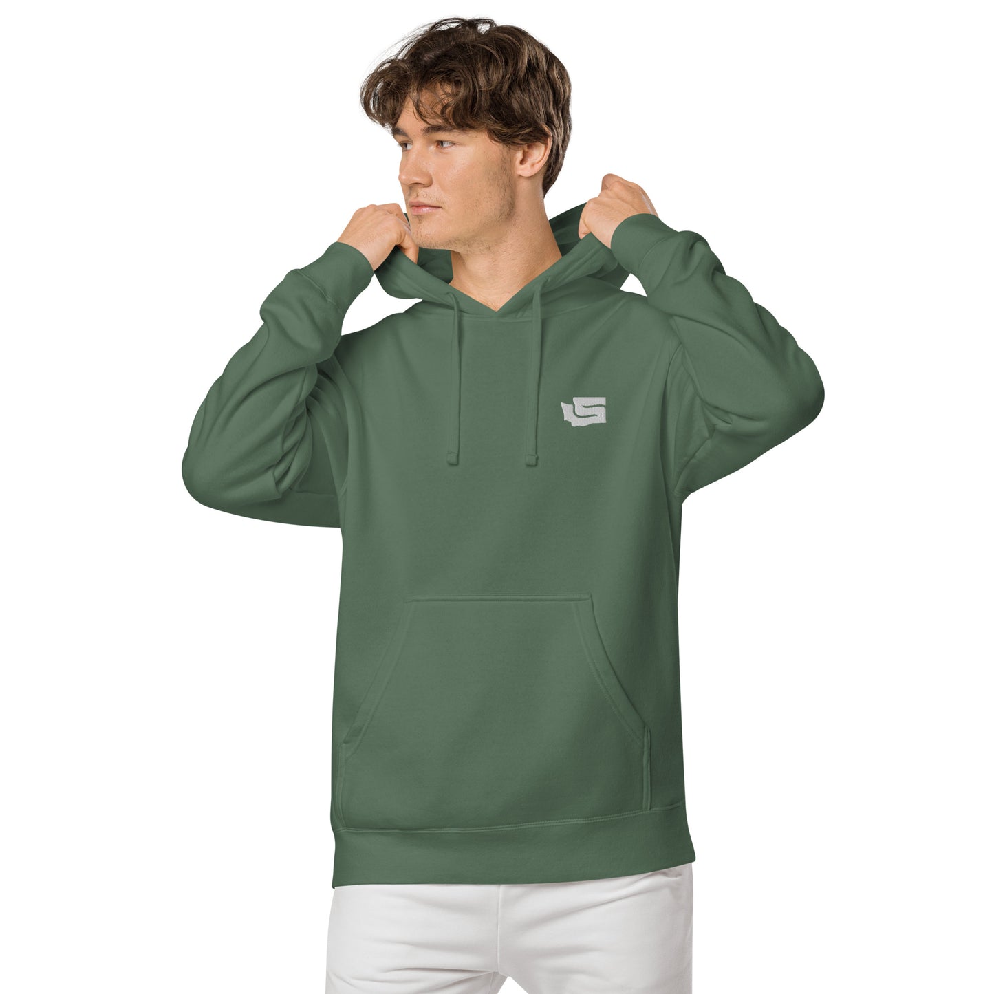 State-S Signature Hoodie - Alpine Green (Unisex)