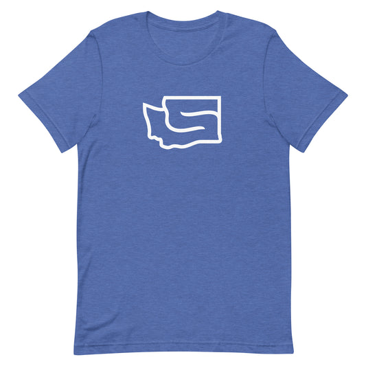 Big-S Tee - Heathered Royal (Unisex)